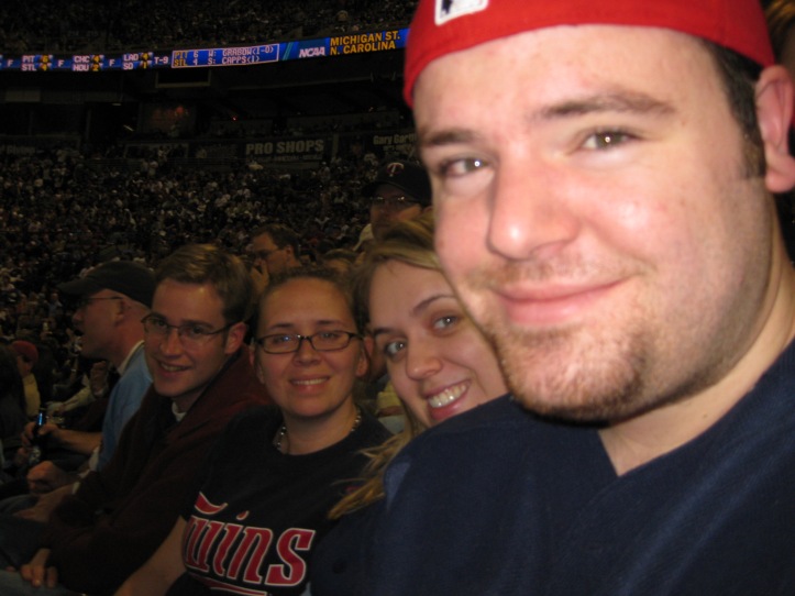 Opening Day '09 as the Twins lose to Seattle. Thanks for the tickets all these years later, Mitch!